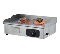 ZhlCrioxenic Plancha éLectrique, Plaque De Cuisson Professionnelle, Thermostat, TempéRature 50-300°C, Protection AntiéClaboussures, Epaisseur De La Surface De Cuisson : 8mm 818-A