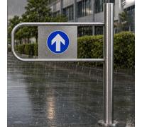 ZhlCrioxenic Porte Battante Automatique à Sens Unique, Ortillon D'EntréE De Supermarché, Adapté à La Gestion des AccèS dans Les éPiceries, Les Magasins De Proximité RightA-1.2m