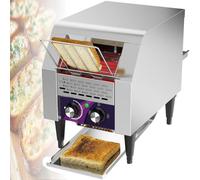 ZhlCrioxenic Toasteur à Convoyeur, Industriel Robuste en Inoxydable 1350w/ 2200w/2600 W, avec Double Tube Chauffant, Largement Utilisé dans Les CaféS, Buffets Et CaféS Small