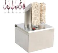 ZHLINGQ Polisseuse électrique pour Verres à Vin, Machine à Polir Les Verres à Vin, Machine à Polir Les Verres à Vin Professionnelle, Brosses Amovibles, Séchage à L'air à 60 ℃, Nettoyage à 360° 3Head