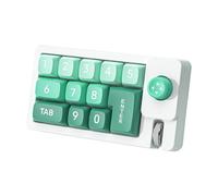 Zhliuqo Clavier pour Programmeurs - Clavier Mécanique RGB Filaire, Pavé Numérique Ergonomique Hot Swappable avec Joystick, ClavierProgrammable pour Dactylographie Production Musicale Trading