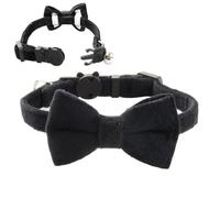 Zhliuqo Collier pour Chat avec nœud - Collier Non Irritant pour Chiens et Chats, Accessoires de vêtements pour Chiens, Colliers pour la Maison, Mariage, Marche, Voyage, Photographie