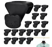 Zhliuqo Crochets Connecteurs Pour Cintres À Vêtements - 18 Pièces Organisateur de Vêtements | Crochet d'Extension pour Garde-Robe - Pour Sac à Main Ceinture Uniforme Appartement Dortoir Camping-car