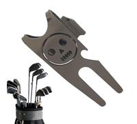 Zhliuqo Outil de Réparation de Divot - Accessoire Golf en de Zinc Léger | Fourche en Métal pour Green | pour Hommes Femmes Adolescents Débutants et Cadeaux Familiaux
