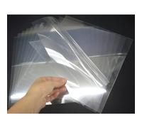 ZHluja Lot de 15 feuilles de Mylar de 0,1mm - 30,5 x 30,5 cm - Pour Cricut, Silhouette, artisanat - Matériau (transparent)