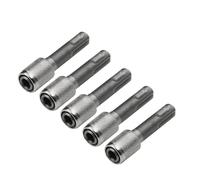 ZHLWei Adaptateur SDS Plus for tige hexagonale 1/4" - Convertisseur hexagonal - Marteau électrique - Tournevis électrique - Porte-embout - Douille - Visseuse à chocs