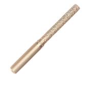 ZHLWei Fraise diamantée à queue droite brasée dorée for machine à graver le marbre, la pierre et le granit, outil de rotation for la sculpture