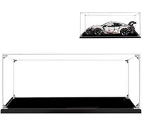 ZHLY Vitrine Antipoussière Display Case Compatible avec Lego Technic Porsche 911 RSR 42096 ( Building Blocks Modèle Non Incluse)