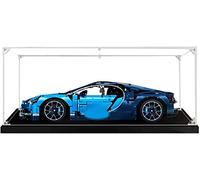 ZHLY Vitrine en acrylique pour Lego 42083 Technic Bugatti Chiron, épaisseur 2 mm, 62 x 30 x 20 cm, protection contre la poussière