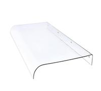 ZHMMJ Marquise de Porte Petit Marquise en Polycarbonate Auvent pour Porte extérieur Contre Pluie Neige 100cm 130cm 220cm 350cm 580cm