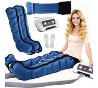 ZHNANDAMAI 2025 Nouveau Bottes Pressothérapie Appareil de Massage avec Compression d'air pour Pieds Efficaces pour Soulager Les Jambes Lourdes et Activer la Circulation Sanguine Noir