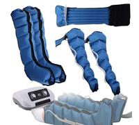 ZHNANDAMAI 6 Chambres Appareil De Massage À Compression d'air pour Jambes, Pressothérapie Jambes Et Ventre, Bottes Pressothérapie XL, Appareil Circulation Sanguine Jambes, Massage Jambe