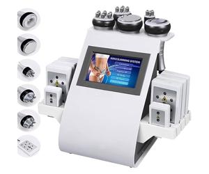 ZHNANDAMAI Machine de Perte de Poids, Lipocavitation Radiofrequence 6 en 1 à Radiofréquence 40 K, Appareil de Massage pour Le Visage et Le Corps, Soin de la Peau pour Salon de Beauté, Spa, Maison