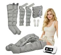 ZHNANDAMAI Masseur Jambes Pressothérapie, Bottes Compression 6 Chambres