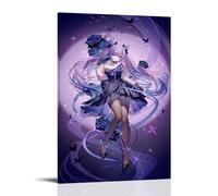ZHNGYJNDE Genshin Impact Game - Art mural - Impression d'image - Décoration moderne pour chambre familiale - 20 x 30 cm
