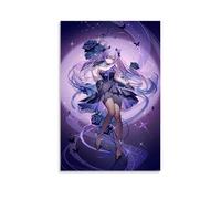 ZHNGYJNDE Genshin Impact Game - Poster d'art - Peinture décorative sur toile - Pour salon, chambre à coucher - 20 x 30 cm