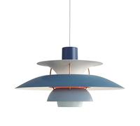 ZHNPJE Lampe Suspendue danoise Moderne PH5, Lampe Suspendue décorative en Aluminium, luminaires Suspendus Bleu dégradé, Lampe Suspendue Industrielle pour îlot de Cuisine (Taille : 40 cm)