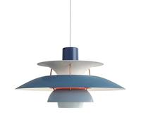 ZHNPJE Lampe Suspendue danoise Moderne PH5, Lampe Suspendue décorative en Aluminium, luminaires Suspendus Bleu dégradé, Lampe Suspendue Industrielle pour îlot de Cuisine (Taille : 30 cm)