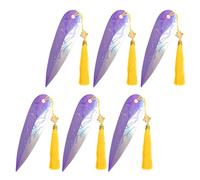 ZHOAOUAO Accessoires d'anime - Armes de jeu de rôle pour enfants - Accessoires de costume de cosplay - Armes pour Halloween - Carnaval - Violet irisé (6 fléchettes)