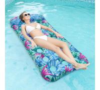 ZHODADA Bouee Piscine Adulte, Matelas Gonflable pour Piscine Plage Chaise Longue Hamac Gonflable Adultes Matelas Gonflable Lit Flottant Gonflable