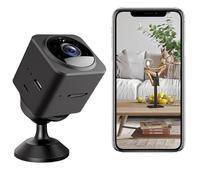 ZHODADA Mini Camera Espion,1080P Caméra de Surveillance HD WiFi sans Fil Caméra Surveillance Cachée Détection Mouvement & HD Vision Nocturne,Audio Bidirectionnel