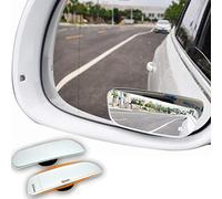ZHONG AN Verre en Verre Aveugle mirroir Auto, rétroviseur Aveugle Miroir latéral 360 ° Grand Angle réglable, 2 pièces Haute qualité
