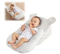 zhongbe Coussin d'allaitement, Coussin Anti-râles pour Dormir/Nourrir, Coussin de Soutien pour l'alimentation du Nourrisson, Coussin de Soutien Portable Multifonctionnel pour Les Voyages, Amovible
