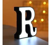 zhonghua LED Letter Lights, Alphabet Marquee Letters Sign LED Marquee Number Lights Sign for Night Light (R)
