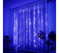 zhonghua LED Rideau Lumière, Rideau Fée String Light Extérieur 300led 3mx3m Fenêtre String Light avec Télécommande USB 8 Modes (Purple)