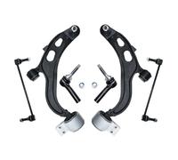 ZHONGJIA Kit de 6 biellettes de Direction extérieures for Bras de Suspension inférieur Avant Svenubee, Compatible avec T-aurus Flex et L-incoln MKS MKT 2010, 2011 et 2012