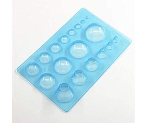 ZHONGJIUYUAN 1 moule à paperolles en forme de demi-sphère - Couleur aléatoire - Pour loisirs créatifs, pots de fleurs - Décoration 3D