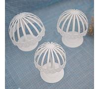 ZHONGJIUYUAN 3 tailles de tête de mannequin pour bébé et enfant en forme de dôme - Support de rangement pour perruques, présentoir, étagère en plastique