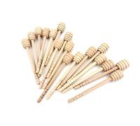 ZHONGJIUYUAN Lot de 100 cuillères à miel portables en bois de 15,2 cm