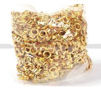 ZHONGJIUYUAN Lot de 1000 œillets métalliques de 5 mm pour scrapbooking, bricolage, embellissement, pour les devoirs, vêtements, couture (couleur doré)