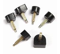 ZHONGJIUYUAN Lot de 50 embouts pour talons hauts (15 x 15 mm) - 611A #