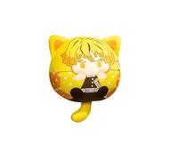 Zhongkaihua Agatsuma Zenitsu Peluche douce Anime Figure peluche 12 cm Cartoon Kimetsu no Yaiba Merch pendentif porte-clés sac sac à dos voiture décorations occasions