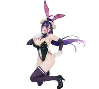 Zhongkaihua Albedo Figurine d'action Albedo 20 cm Position agenouillée Anime Bunny Girl PVC Modèle Statue Maison Bureau Décoration de Noël Décoration pour les fans