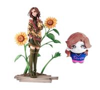 Zhongkaihua Animation Illustration Figurine Osaki Nana Statue avec base en forme de tournesol Livré avec une poupée en peluche étoile de mer de 10 cm
