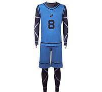 Zhongkaihua Anime BACHIRA MEGURU Blue Lock Cosplay Costume Chigiri HYOMA Football Kit N°8/4/9/11 Maillot de football Cosplay Costume de sport