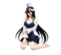Zhongkaihua Anime Figurine Albedo Figurine Albedo Action Figure Anime Sitting Bouchon Nouilles Modele Collection Decorations Bureau 12 cm PVC