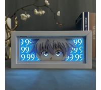Zhongkaihua Anime Veilleuse Lampe Killua Zaoldyeck Figurine Art Papier Découpage Anime Boîte Lumineuse Papercut Lampe Cadre Lumineux Bureau Décorations Cadeaux