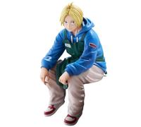 Zhongkaihua Asakura Figurine de tibia en pose assise - 14 cm - Modèle de collection en PVC - Décoration de Noël pour la maison, le bureau