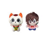 Zhongkaihua Ayase Momo Peluche Turbo Granny Cat Anime Figure Pendentif Mignon Doux Rembourré Sac Clé Sac à Dos Occasions Décorations Cadeaux 10 cm