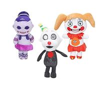Zhongkaihua Ballora+Ennard+Circus Baby Set Five Nights Game Plush Set Fnaf Peluches Fnaf Toys for Kids Christmas New Year Birthday Gift