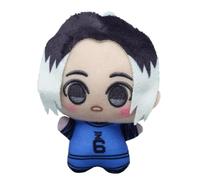Zhongkaihua BLUE LOCK Peluche 11CM Gagamaru Gin Anime Dessin Animé en Peluche Coton PP Mignon Doux Rempli de Fourrure Sac Décoration Pendentif Cadeau à Collectionner