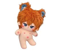 Zhongkaihua BSD Nakahara Chuuya Oreiller en peluche 20 cm Édition basique PP Coussin en coton doux Décoration de Noël Cadeau de collection