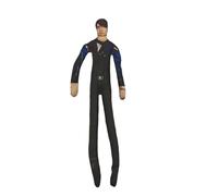 Zhongkaihua Caleb Oreiller en peluche avec motif d'anime torsadé en forme d'humain pour canapé, chambre à coucher, décoration d'intérieur, cadeaux de collection