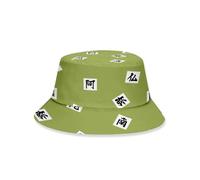 Zhongkaihua Chapeau bob Anime Shinobu/Tanjiro/Nezuko/Rengoku Casquette Kimetsu no Yaiba Merch Chapeau de pêcheur Anime Imprimé Chapeau de soleil d'été Voyage Plage Halloween Adulte