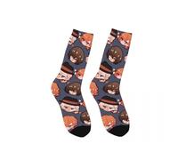 Zhongkaihua Chaussettes BSD Ranpo Edogawa/Nakahara Chuuya/Dazai Osamu mignonnes de dessin animé Chaussettes courtes en coton imprimé Chaussettes de sport décontractées pour homme et femme