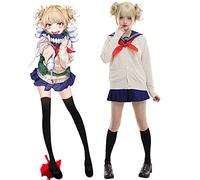 Zhongkaihua Costume de cosplay japonais My Hero Academia Himiko Toga - Costume de marin à manches longues pour Halloween